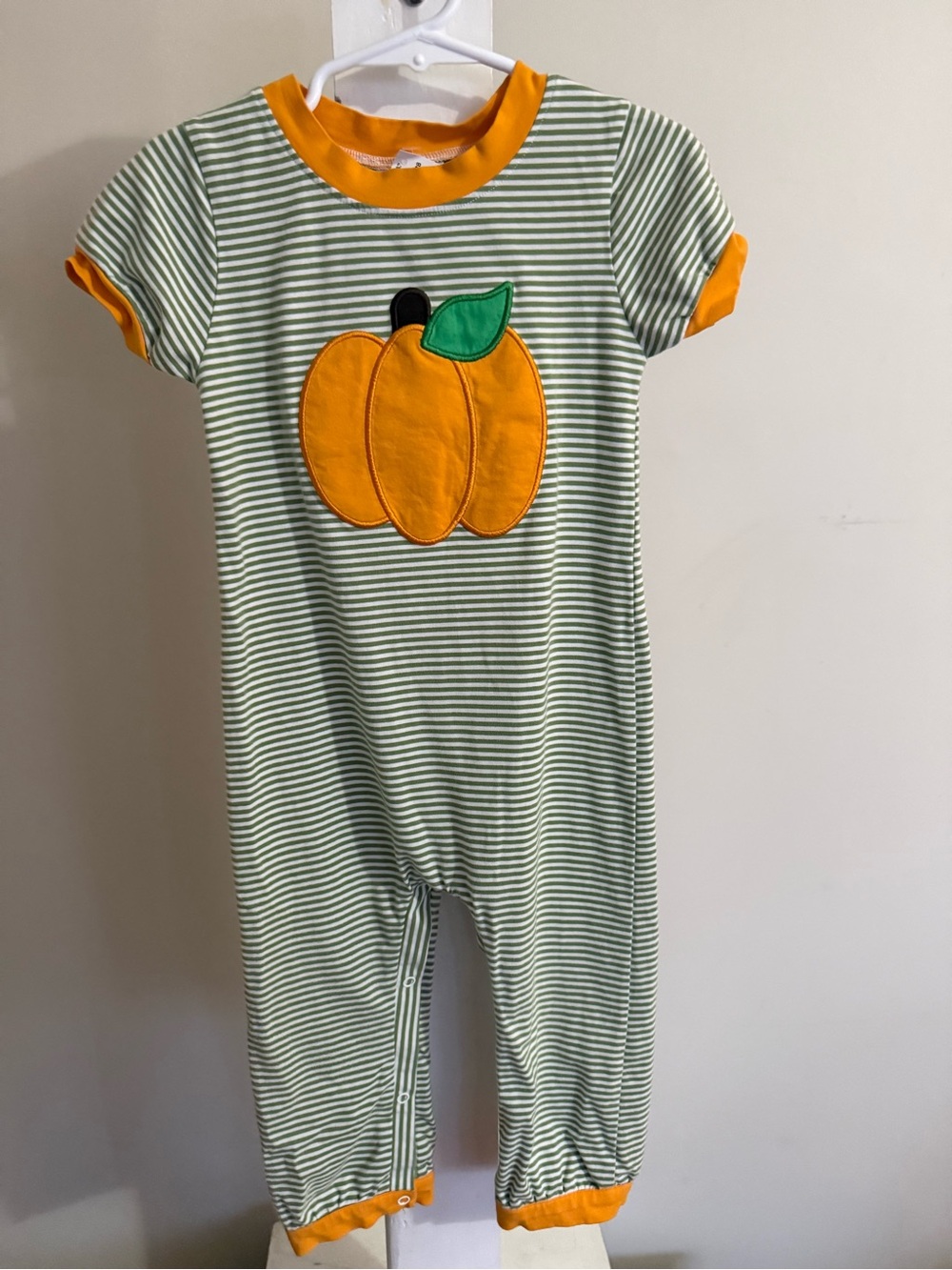 Busy Bee Smocks Pumpkin Romper
